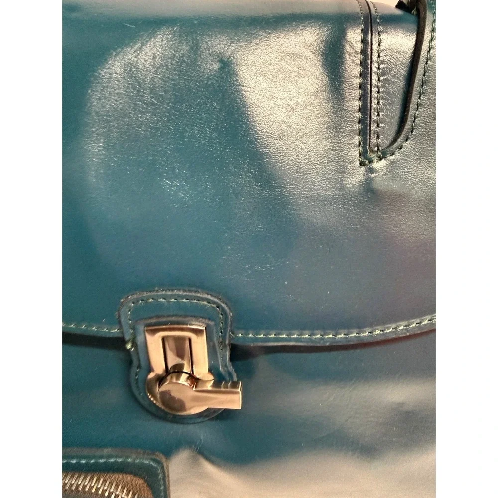 PATRICIA NASH Large PURSE Bag‎ Stintino Leather Flap Satchel W/ FREE  WALLET